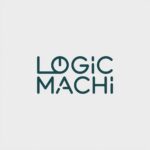 A logo design featuring the text logic m yypyotj1r4oxe2bbwmvrkw iluovp dsmchoba7e4sbyq