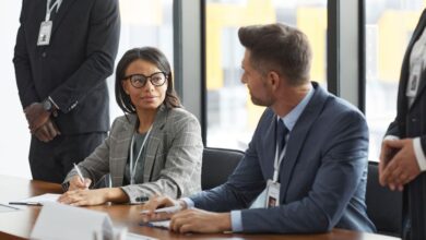 business activities in Houston - business professionals meeting Houston