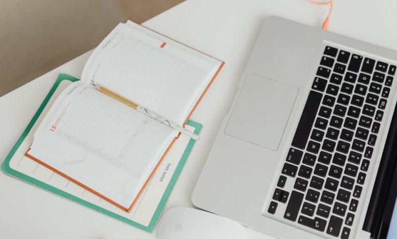 empathy for the optimizers - organized desk productivity planner