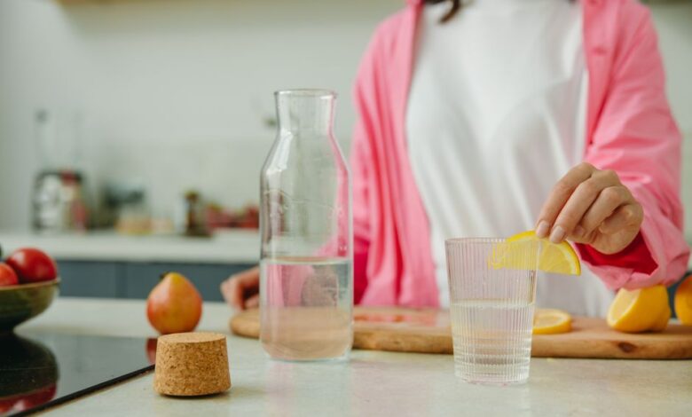 healthy habits - morning routine healthy habits water